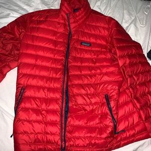 Patagonia Down Jacket in RED